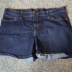 Dark Wash Denim Shorts